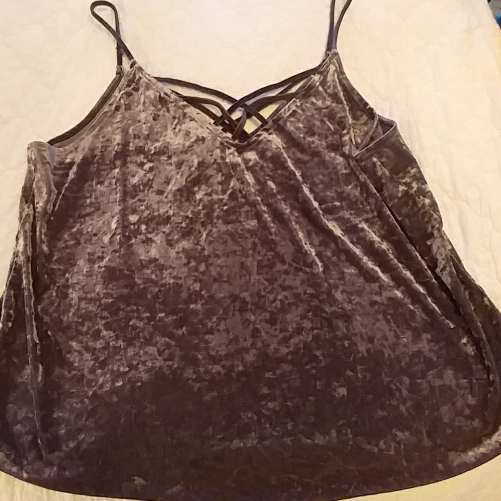 American eagle velvet tank top
